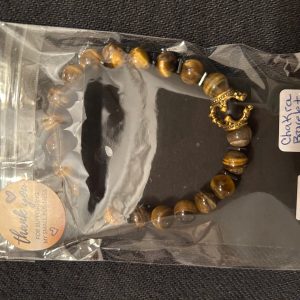 Tiger eye chakra protection and strength bracelet