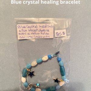 Blue chakra healing bracelet