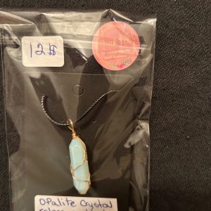 Opalite crystal pendant chakra